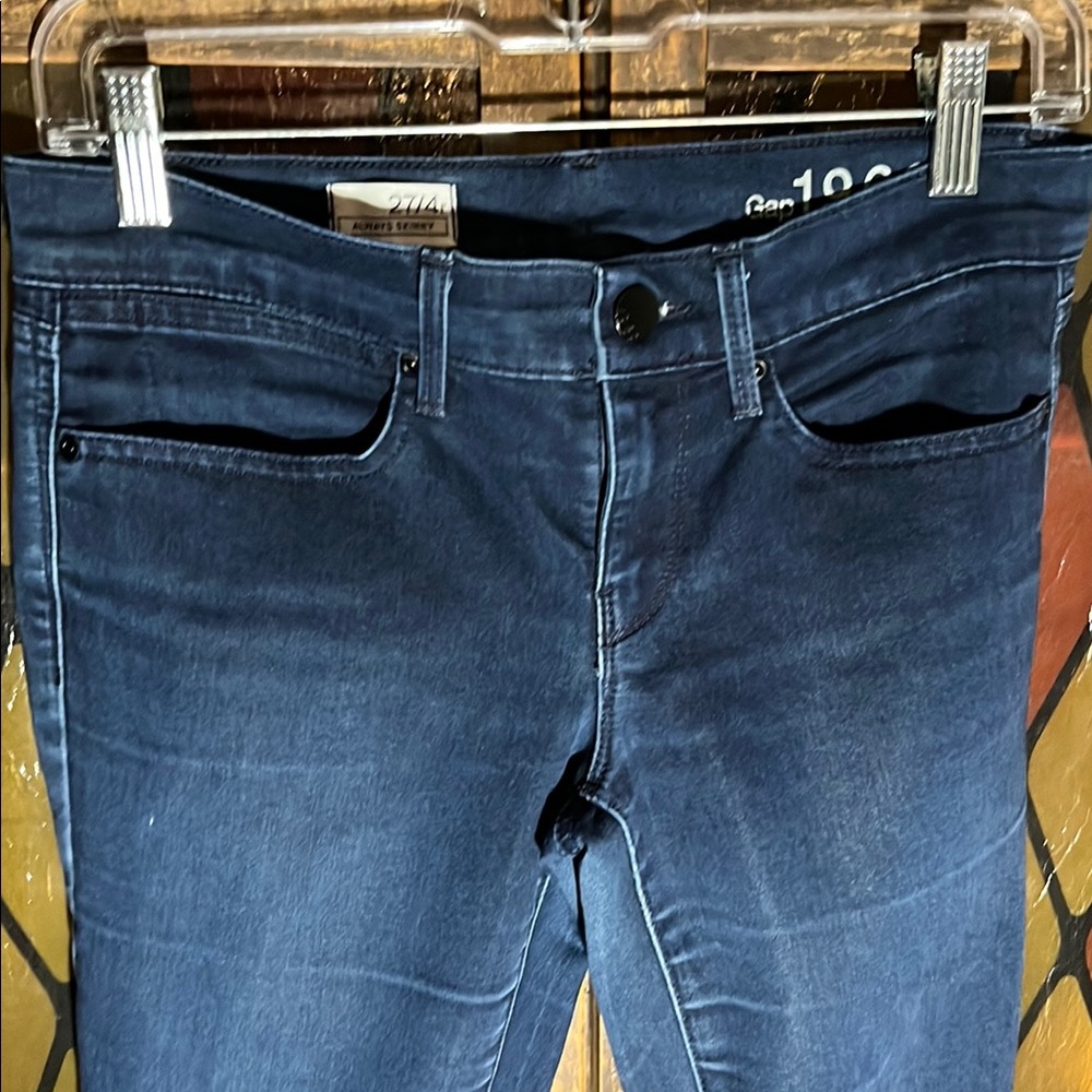 Gap 1969 Always Skinny Dark Blue Denim Jeans
